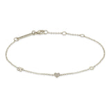 Itty Bity XO & Pave Diamond Heart Bracelet