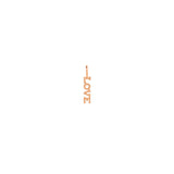 Single Itty Bitty Capital Letter LOVE Charm