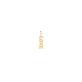Single Itty Bitty Capital Letter LOVE Charm