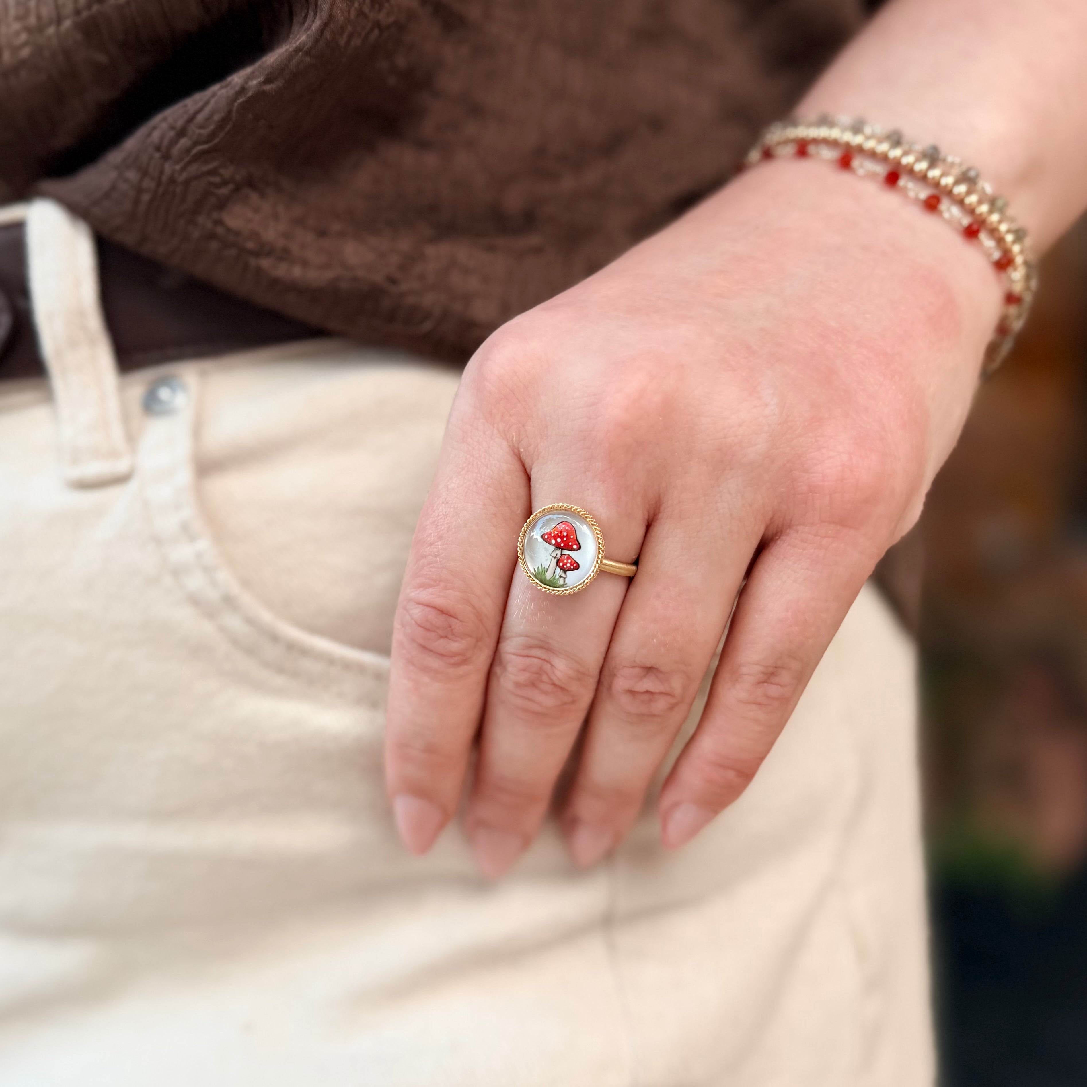 The Art of Intaglio: Meet Our New Amáli Mushroom Ring