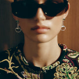 Horsebit Drop Earrings