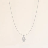 Heart Hamsa Wish Necklace