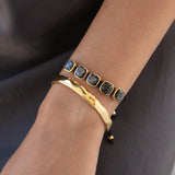 Small Wavy Cuff -Gold (Disc)