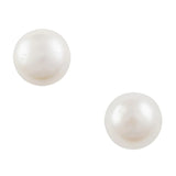 8mm White Pearl Studs