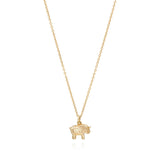 Small Elephant Charm Necklace