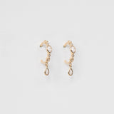 Diamonds & Dangle Hoop Earrings