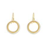 Double Open Circle Earrings
