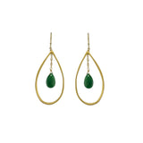 Drop with Emerald Earrings