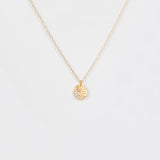 Little Moon & Sun Medal Necklace
