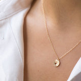 Little Moon & Sun Medal Necklace