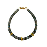 Labradorite Barrels Bracelet