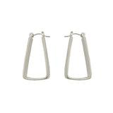 Long Wide Hoops Earrings