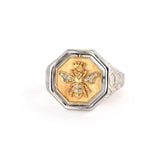 Mixed Metal Queen Bee Flip Ring