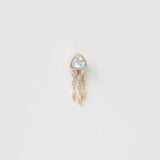 Trylian Moonstone Diamond Fringe Stud Earring