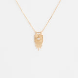 Sunbeam Diamond Eye Necklace