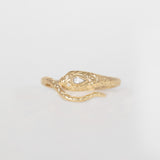 Diamond & Diamond Cobra Ring