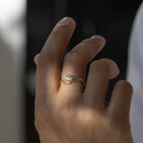 Diamond & Diamond Cobra Ring