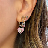 Beating Heart Medium Blue Sapphire Charm