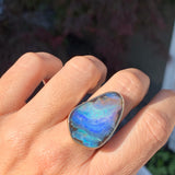Australian Boulder Opal Cocktail Ring