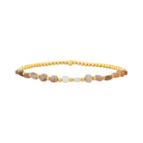 2MM Signature Bracelet with Moonstone Ombré Pattern