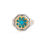Mixed Metal Queen Bee Flip Ring