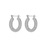 Pave Baby Amalfi Hoops