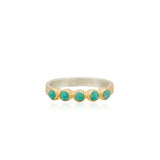 Turq Stone Stacking Ring (Disc)