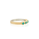 Turq Stone Stacking Ring (Disc)