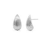 Aliana Textured Teardrop Studs