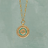Flora Medallion Necklace