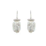 Large Square Pearl Earrings