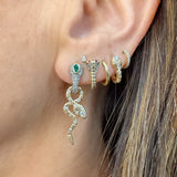 Double Sided Coiled Snake Charm