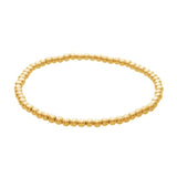 2mm GF Beaded Stretch Bracelet