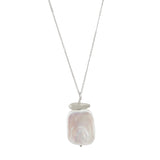 Large Square Pearl Necklace