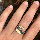 Dendritic Agate Ring