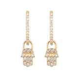 Tiny Double Sided Hamsa Charm