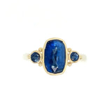 Deep Blue Kyanite ring