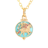 Wild Fire Horse Turquoise Pendant
