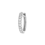 Classic Diamond Huggie Hoops