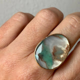 Large Aquaprase Ring