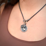 Baby Clover Flower + Dragonfly Charm
