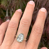 Black Tourmalated Quartz Ring