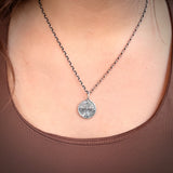 Christian Cross + Star "Know Thy Self" Charm