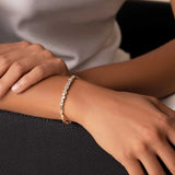 Classic Diamond Cluster Bangle