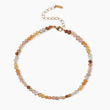 18K Gold Plated Stone Anklet