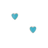 Mini Heart Post Earrings