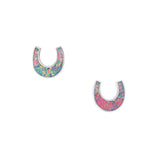 Stone Horseshoe Studs