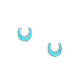 Stone Horseshoe Studs