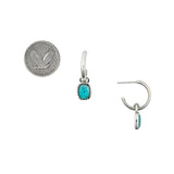 Turquoise Mesa Frame Hoops