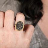 Slate with Pyrite Ring
